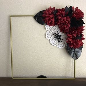 Halloween Spider Web Wreath